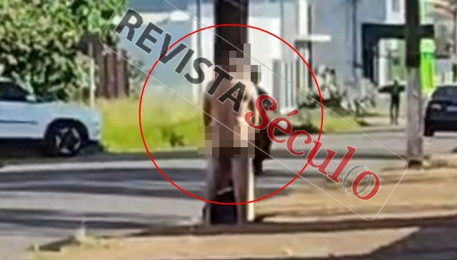 Homem é detido após andar nu em avenida de Vilhena, veja vídeo: