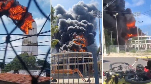 Brasil: Incêndio destrói estátua de Nossa Senhora de Fátima em construção em Natal/RN