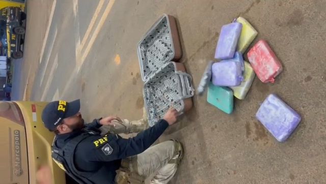 Em Vilhena, PRF apreende mais de 10 kg de drogas do tipo Skunk