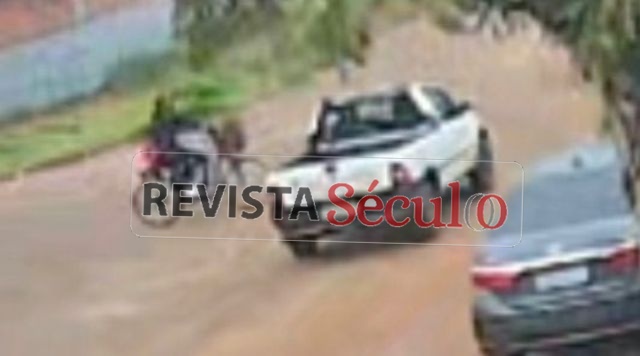Câmeras registram atropelamento de adolescentes e motorista que fugiu do local em Vilhena