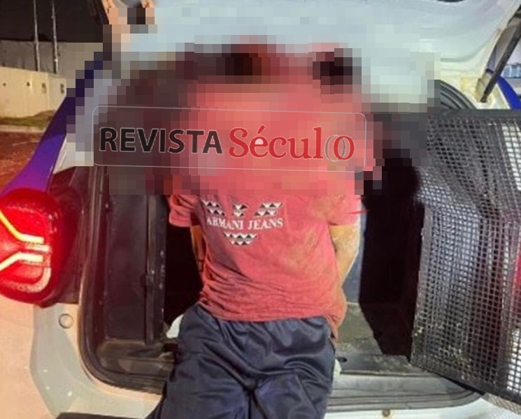 Suspeito de invadir casas e furtar objetos é preso pela Polícia Militar no centro de Vilhena