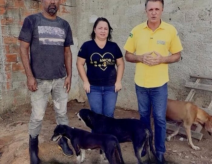 Bem-estar animal: Luizinho Goebel visita o abrigo “Amor de Quatro Patas” em Vilhena