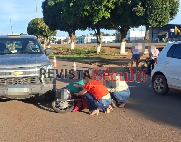 Engavetamento com quatro veículos deixa feridos na Marechal Rondon, em Vilhena