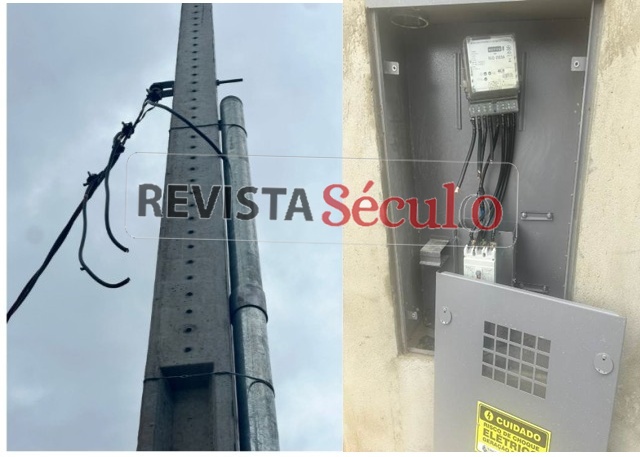 Furto de fios de energia é registrado em frente ao Sicoob no Centro de Vilhena