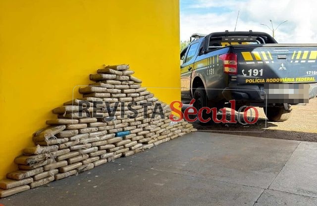 URGENTE: PRF apreende quase 168 quilos de drogas em Vilhena