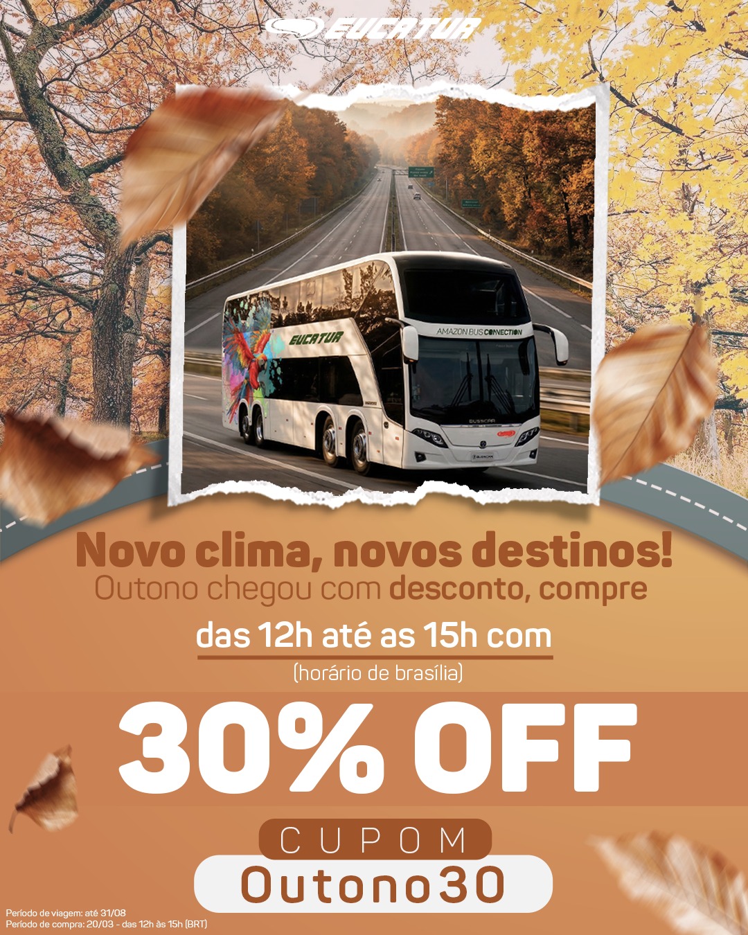Novo clima, novas oportunidades pra viajar pagando menos