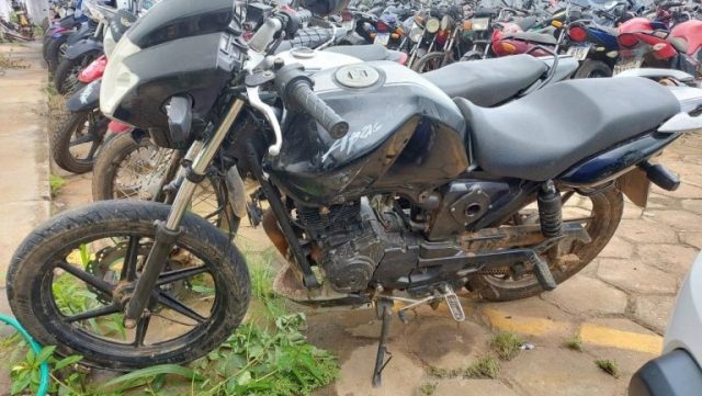 PM recupera moto e arma roubados em Vilhena