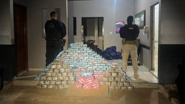 PRF apreende mais de 270 kg de Skunk em Vilhena e São Migul do Guaporé