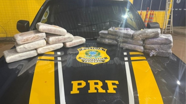 PRF em Rondônia apreende cerca de 8 kg de skunk escondidos em latas de massa corrida