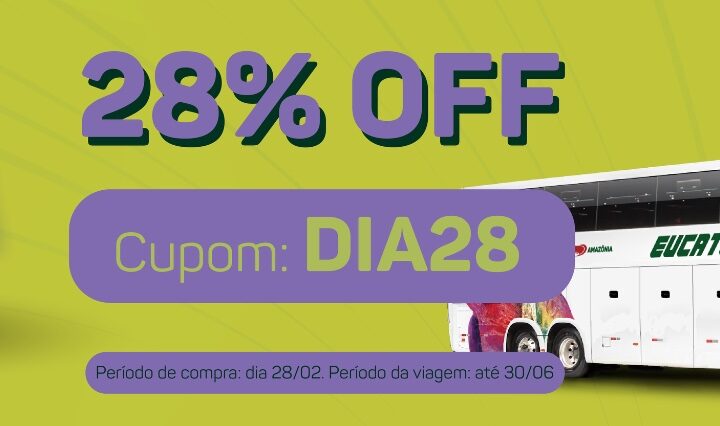 Queria um desconto? Que tal 28% off para você amanhã?