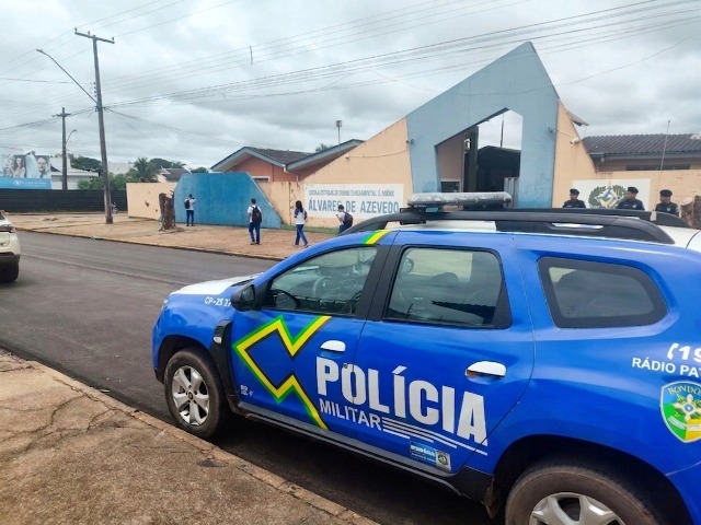 Patrulhamento escolar garante segurança em escolas de Vilhena