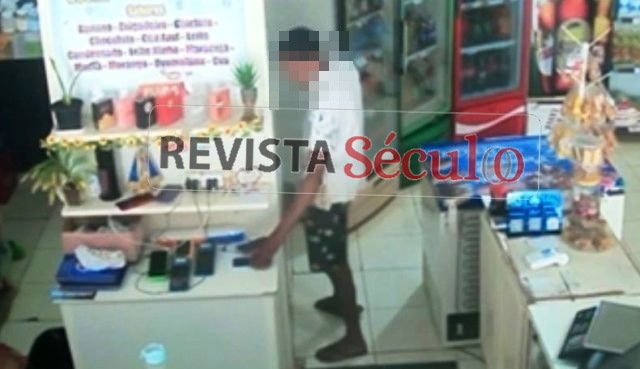 Ladrão flagrado furtando celular resolve devolvê-lo após divulgação das imagens em Vilhena