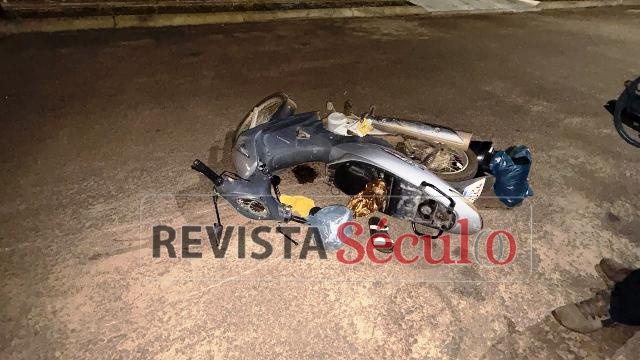 Colisão entre motocicletas deixa duas mulheres feridas em Vilhena