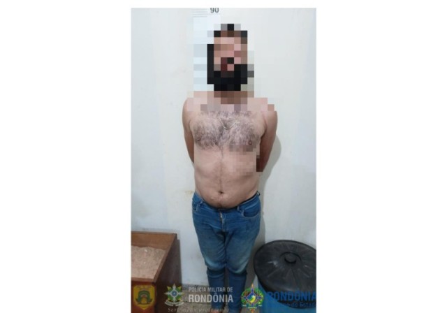 Homem é preso em flagrante por tentativa de feminicídio após tentar matar enteada em Vilhena