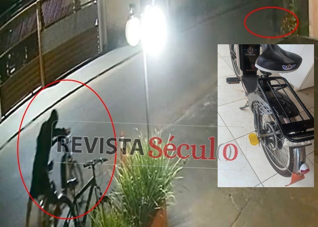 Bicicleta elétrica é furtada durante a madrugada de sábado em frente a drive-thru em Vilhena