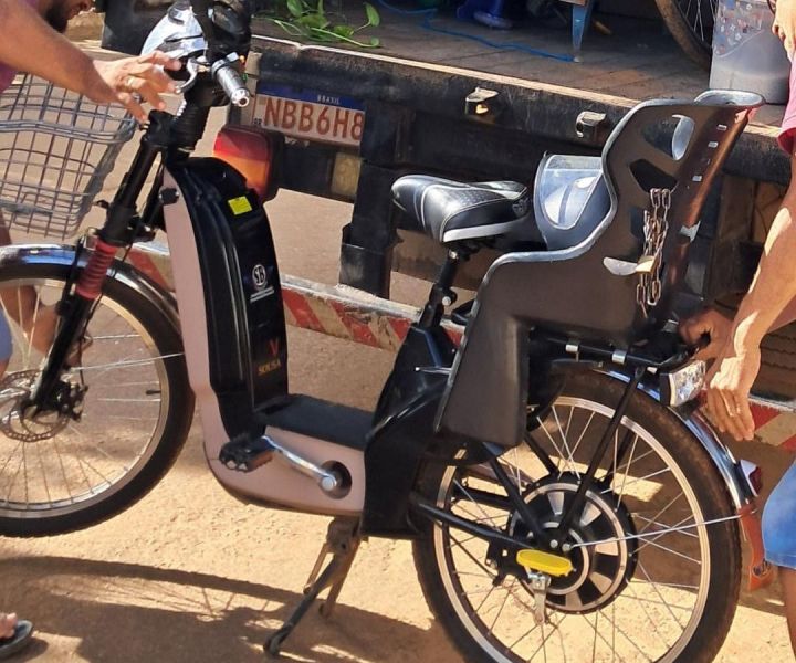 Bicicleta elétrica é furtada de residência no Jardim Primavera, em Vilhena