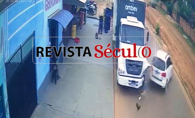 Veículo com casal a bordo atinge caminhão parado em Vilhena