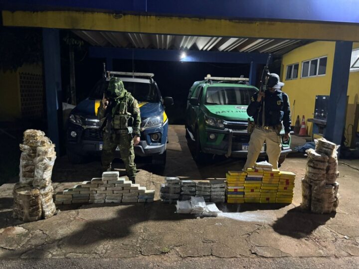 PRF apreende quase 200 KG de drogas e prende 12 por tráfico em Rondônia