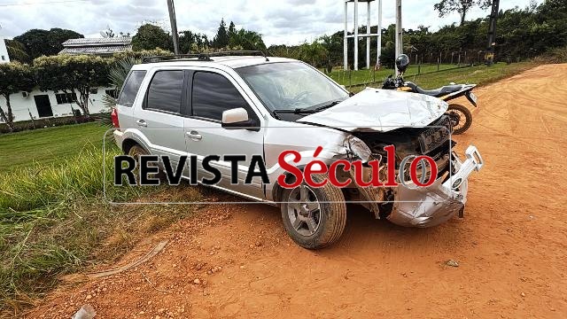 Motorista perde controle de veículo após ser picado por aranha e colide contra carreta na BR-364 em Vilhena