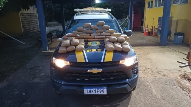 PRF em Rondônia apreende mais de 50 kg de entorpecentes no município de Porto Velho/RO