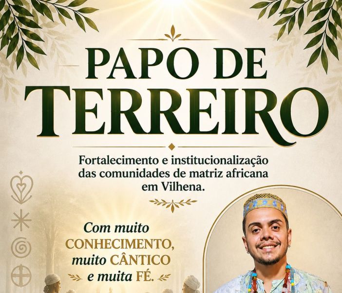 “Papo de Terreiro” promoverá diálogo, ancestralidade e fortalecimento das comunidades de matriz africana em Vilhena