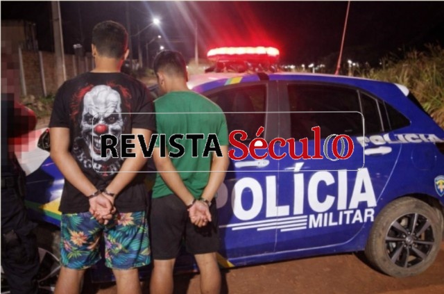 Polícia prende dupla de jovens em flagrante após invadirem residência em Vilhena