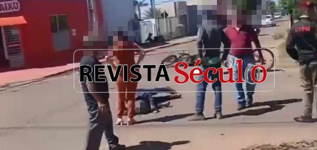 Carro e moto colidem no Bela Vista e uma pessoa fica ferida em Vilhena