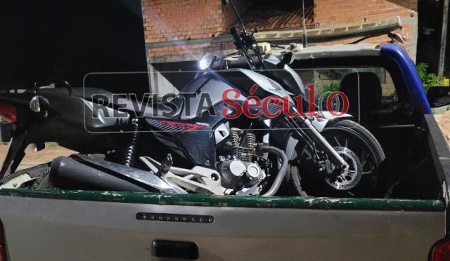 Motocicleta furtada em Vilhena é recuperada após divulgação em jornal eletrônico