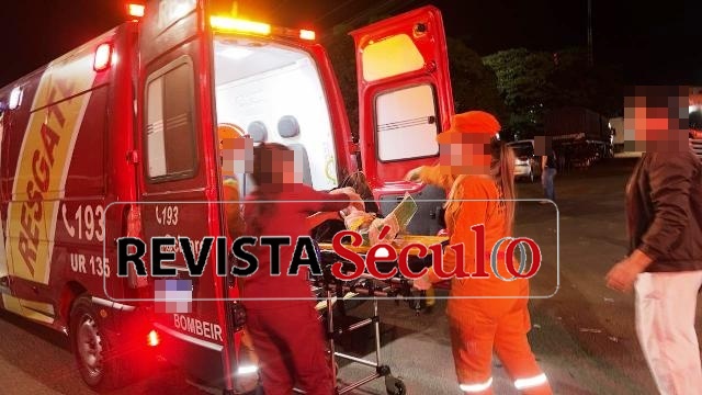 VILHENA – Motociclista sofre fratura na perna em acidente na saída da BR-364 e acesso à Marechal Rondon