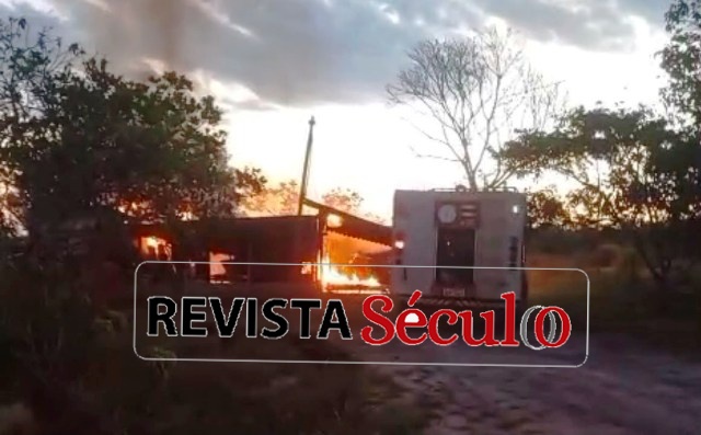 VILHENA – Homem é detido após incêndio atingir residência na zona rural