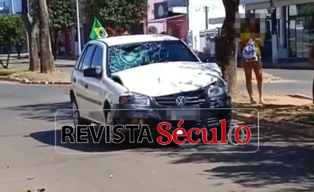 VILHENA – Colisão é registrada na avenida Paraná e deixa ferido