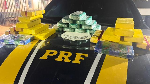NOVA MAMORÉ – PRF em Rondônia apreende quase 30 kg de drogas no município