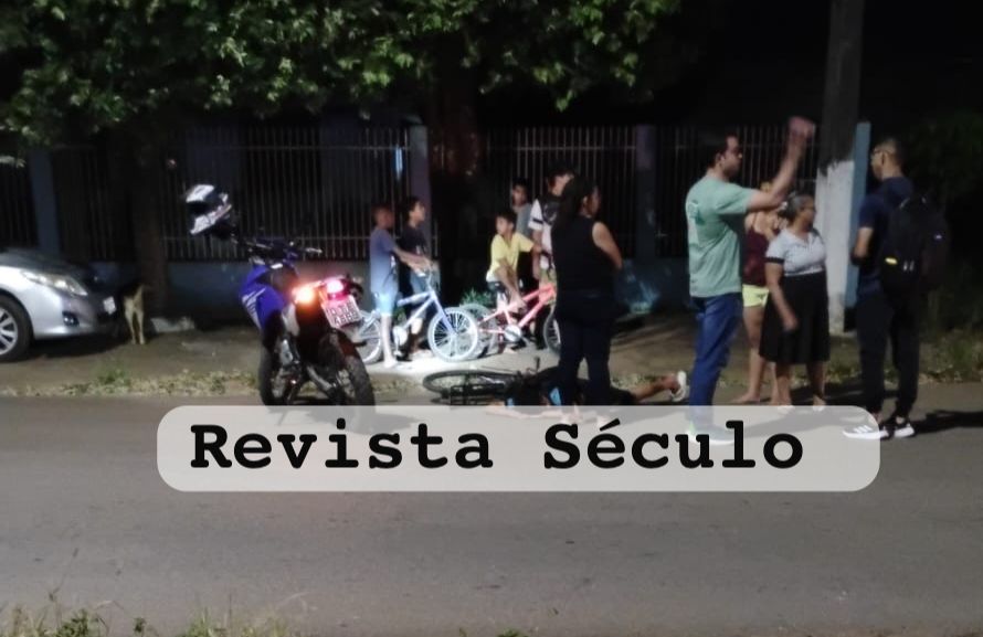 VILHENA: Garoto cai de bicicleta e é socorrido pelo Corpo de Bombeiros