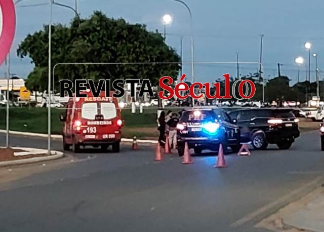VILHENA – Camionete e motoneta batem na Marechal Rondon no Centro da cidade