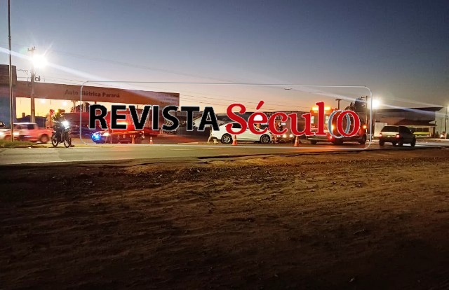 VILHENA – Colisão entre SW4 e motocicleta deixa mulher ferida na BR-174