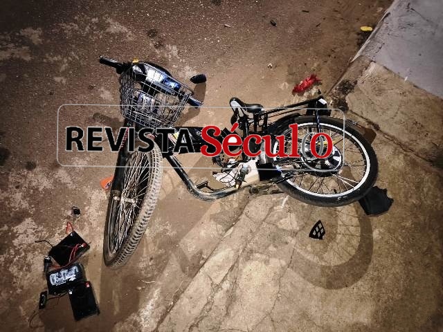 VILHENA – Condutora de bicicleta elétrica sofre fraturas múltiplas após carro invadir preferencial no bairro Bela Vista