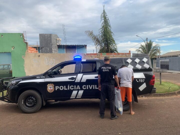 Operação Integrada entre Policia Civil e Policia Penal prende em flagrante suspeito de homicídio poucas horas após o crime em Vilhena