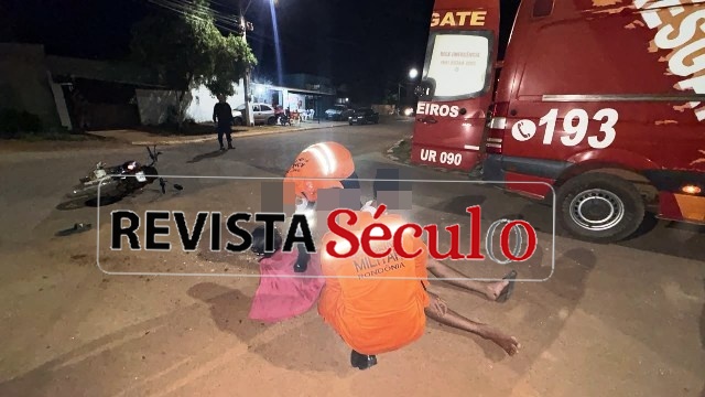 VILHENA – Motociclista fica ferido após colisão no Florença