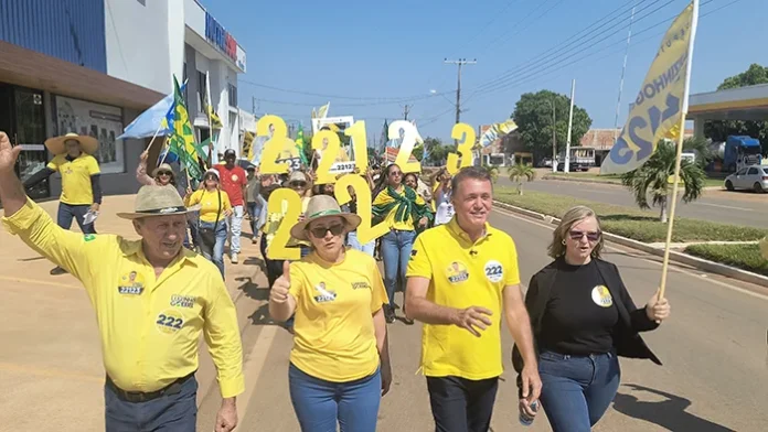 ELEIÇÕES 2026 – Luizinho Goebel, candidato à reeleição realiza caminhada e recebe apoio de lideranças em Chupinguaia, Cerejeiras e Colorado