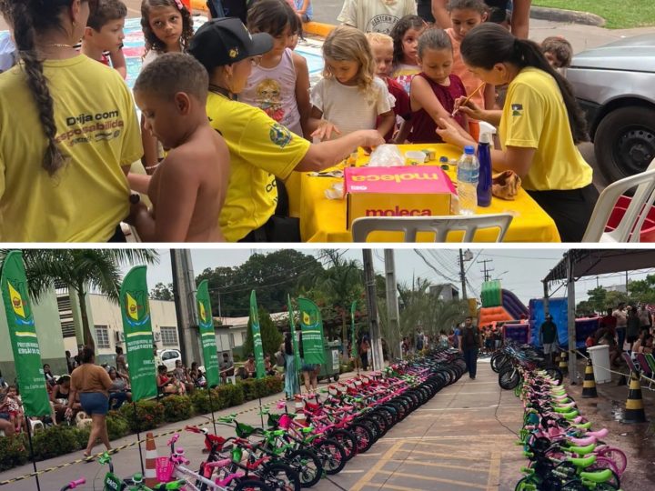 Deputado Jean Mendonça Prestigia Festa das Crianças em Espigão D’Oeste e Celebra Alegria dos Pequenos
